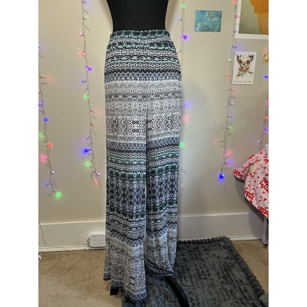 Women’s Pull On Pants Rayon Size Large Spring Summer - Picture 3 of 5